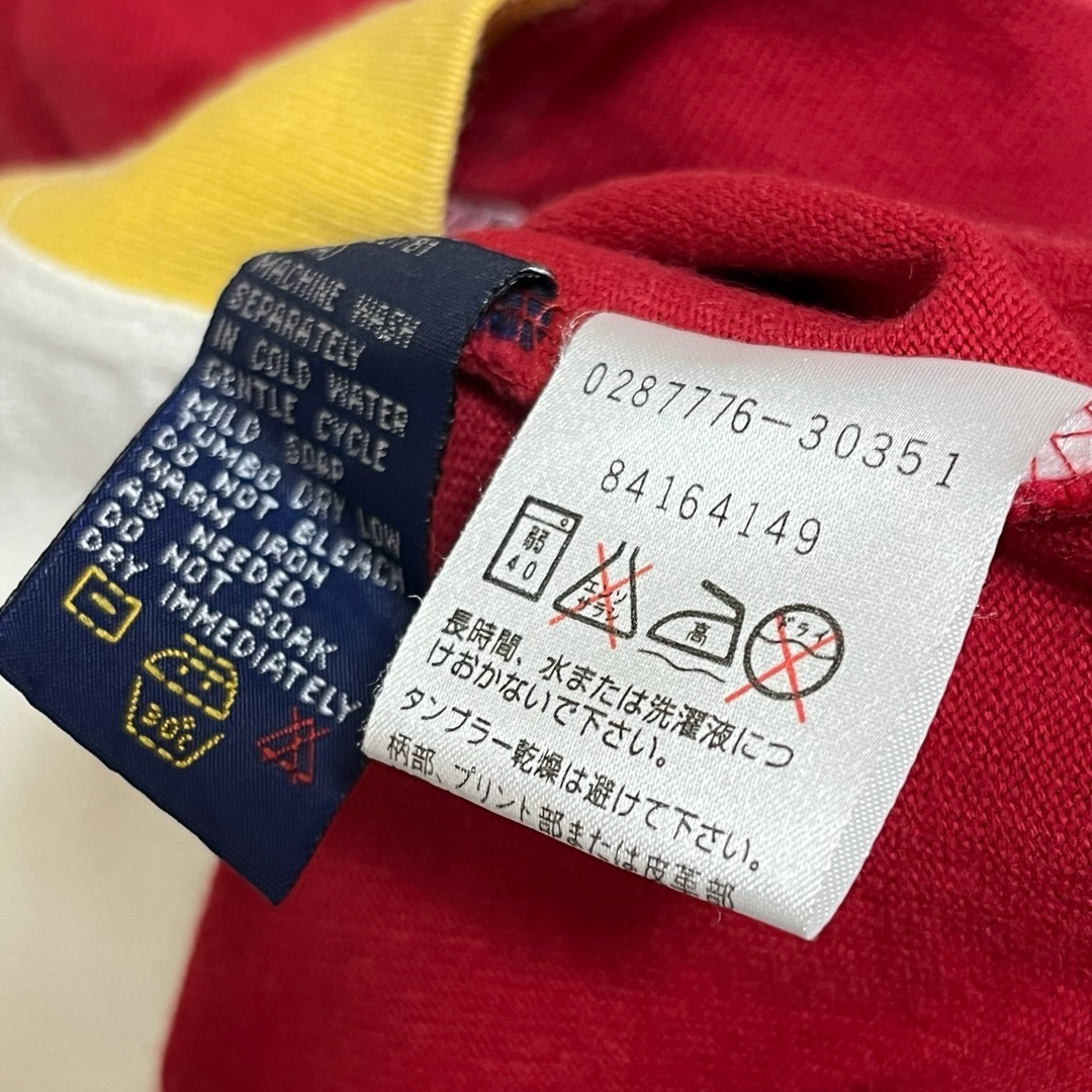 TOMMY HILFIGER(トミーヒルフィガー)のTOMMY HILFIGER ラガーシャツ ハーフジップ 90s旧タグ メンズのトップス(ポロシャツ)の商品写真