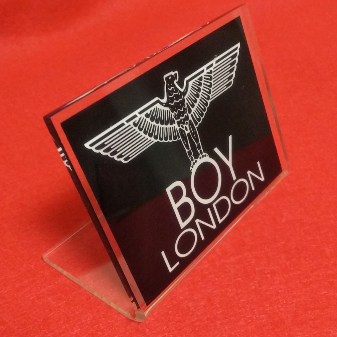 Boy London(ボーイロンドン)の▲B1 入手困難 当時物 BOY LONDON ボーイロンドン スタンドプレート レディースのファッション小物(その他)の商品写真