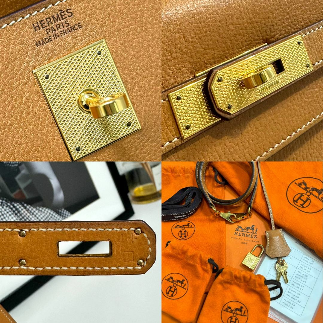 Hermes(エルメス)の美品 エルメス ケリー32 ヴァッシュリエジェ ナチュラル レディースのバッグ(ハンドバッグ)の商品写真