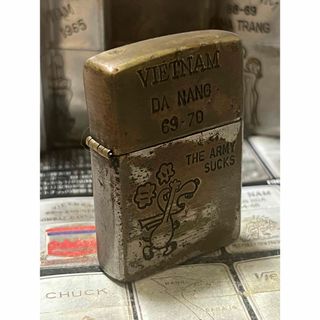 ジッポー(ZIPPO)の【ベトナムZIPPO】本物 1969年製ベトナムジッポー「スヌーピー」DA NA(タバコグッズ)