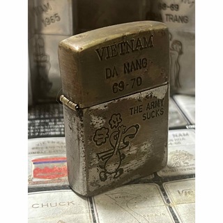 ジッポー(ZIPPO)の【ベトナムZIPPO】本物 1969年製ベトナムジッポー「スヌーピー」DA NA(タバコグッズ)