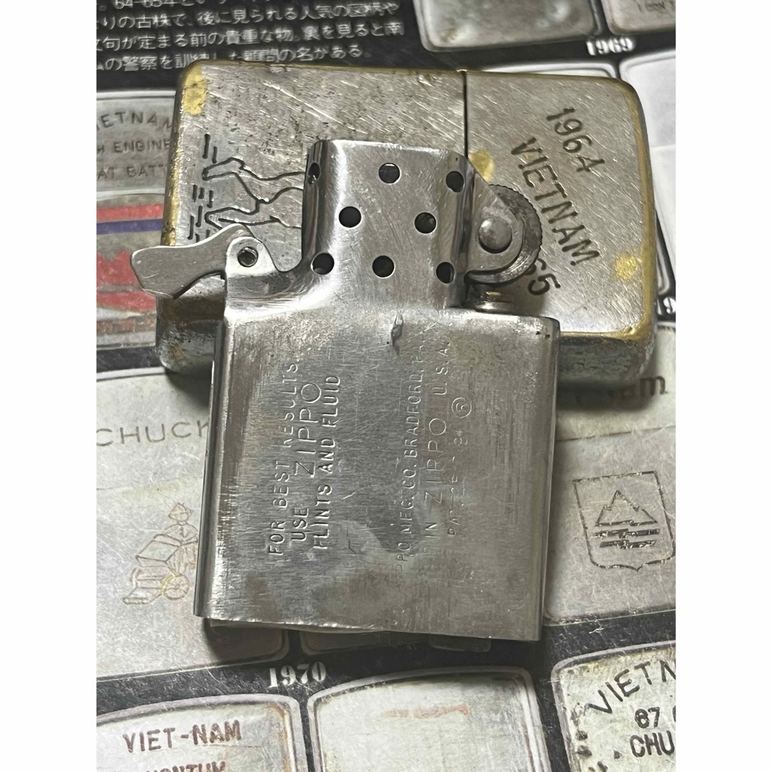 ZIPPO(ジッポー)の【ベトナムZIPPO】本物 1965年製ベトナムジッポー「ファックマン」 メンズのファッション小物(タバコグッズ)の商品写真