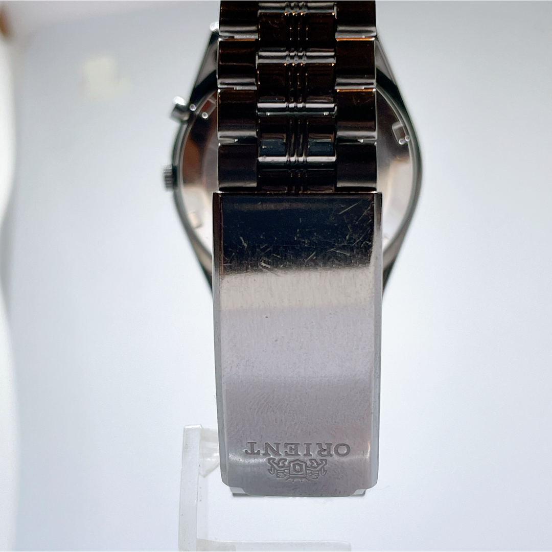 ORIENT(オリエント)の《希少》Orient CRYSTAL 腕時計 ブラック 自動巻き 機械式 メタル メンズの時計(腕時計(アナログ))の商品写真