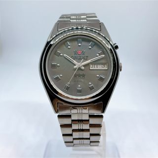 オリエント(ORIENT)の《希少》Orient CRYSTAL 腕時計 ブラック 自動巻き 機械式 メタル(腕時計(アナログ))