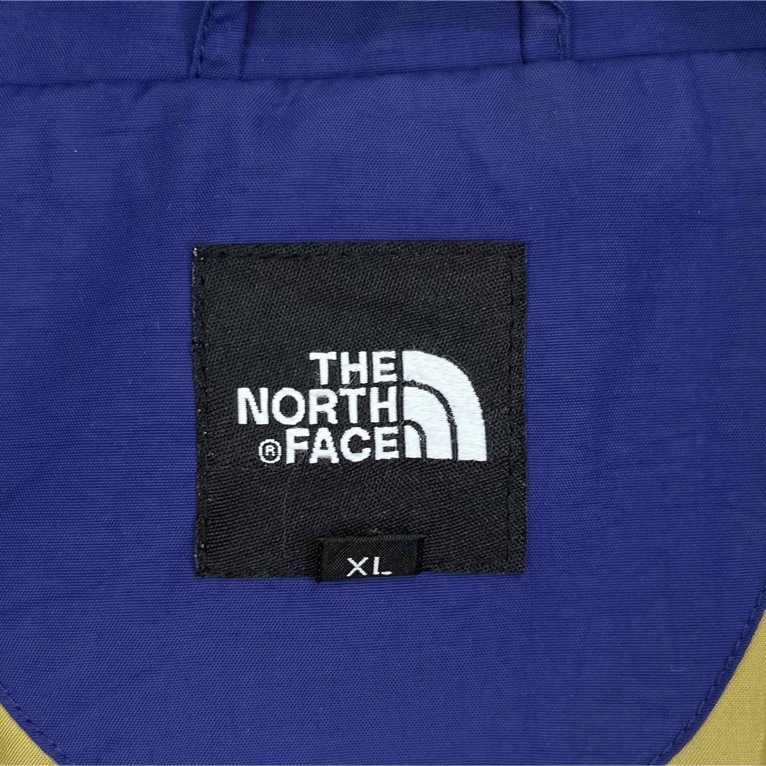 THE NORTH FACE(ザノースフェイス)の美品人気ノースフェイス マウンテンパーカー レディースXL ロゴ刺繍 フード着脱 レディースのジャケット/アウター(ナイロンジャケット)の商品写真