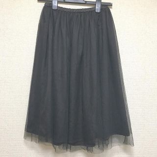 ダブルクローゼット(w closet)のチュールスカート(ひざ丈スカート)