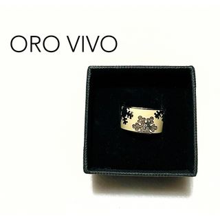 ORO VIVO【未使用】《希少》雪の結晶 ラインストーン リング(リング(指輪))