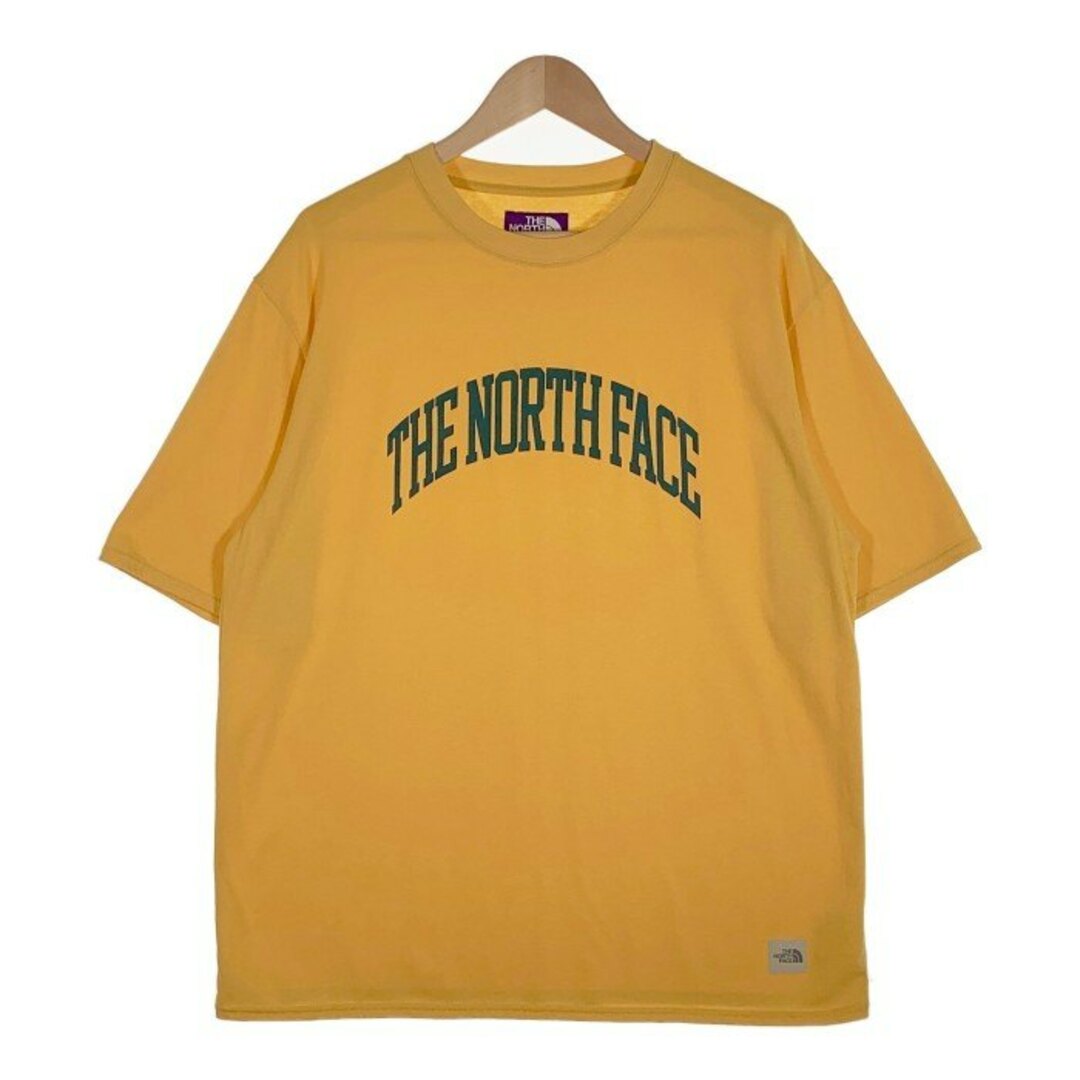 THE NORTH FACE(ザノースフェイス)のTHE NORTH FACE PURPLE LABEL ノースフェイスパープルレーベル 23SS アーチロゴ プリントTシャツ イエロー NT3324N Size M メンズのトップス(Tシャツ/カットソー(半袖/袖なし))の商品写真