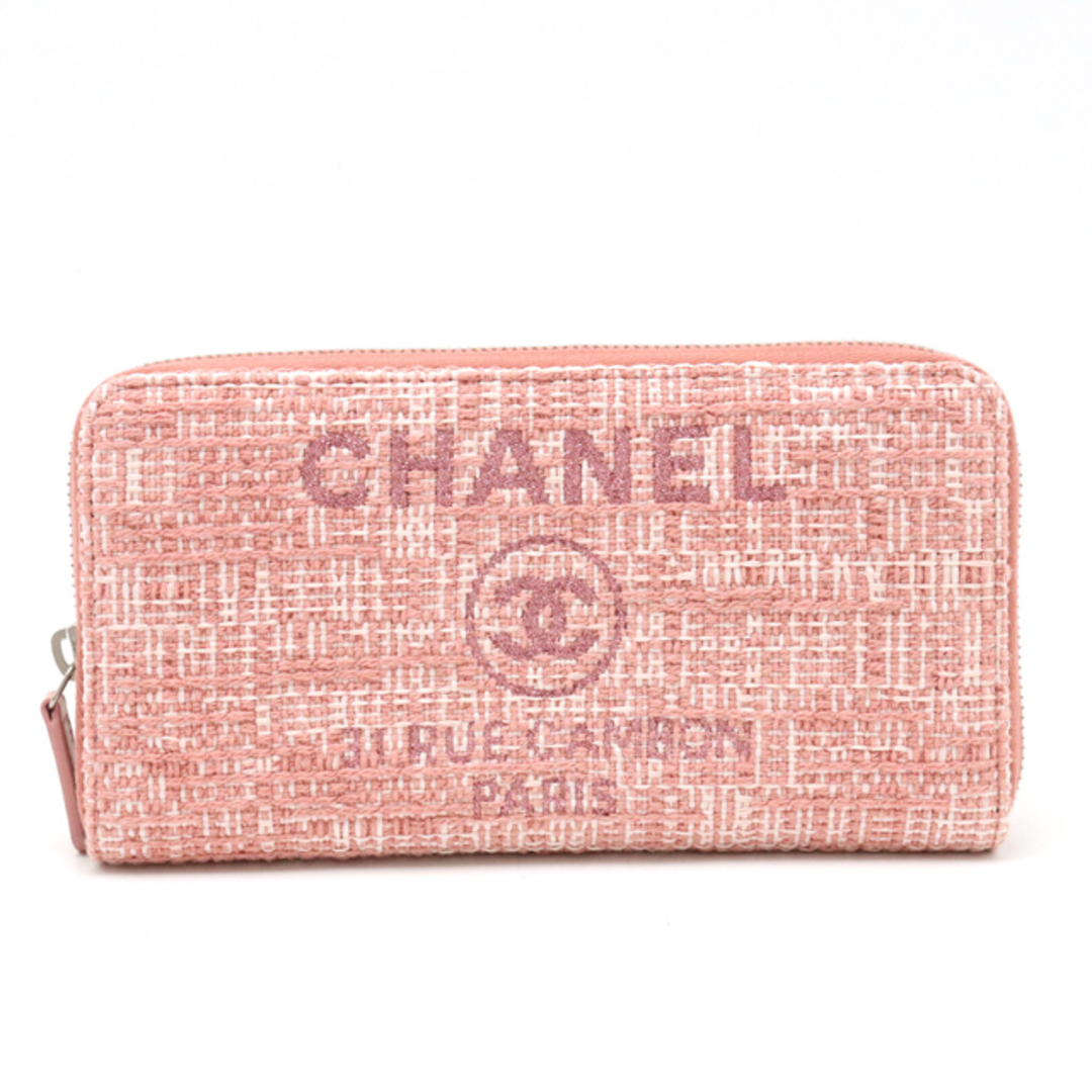 CHANEL(シャネル)のシャネル ドーヴィルライン ラウンドファスナー 長財布 （12381117） レディースのファッション小物(財布)の商品写真