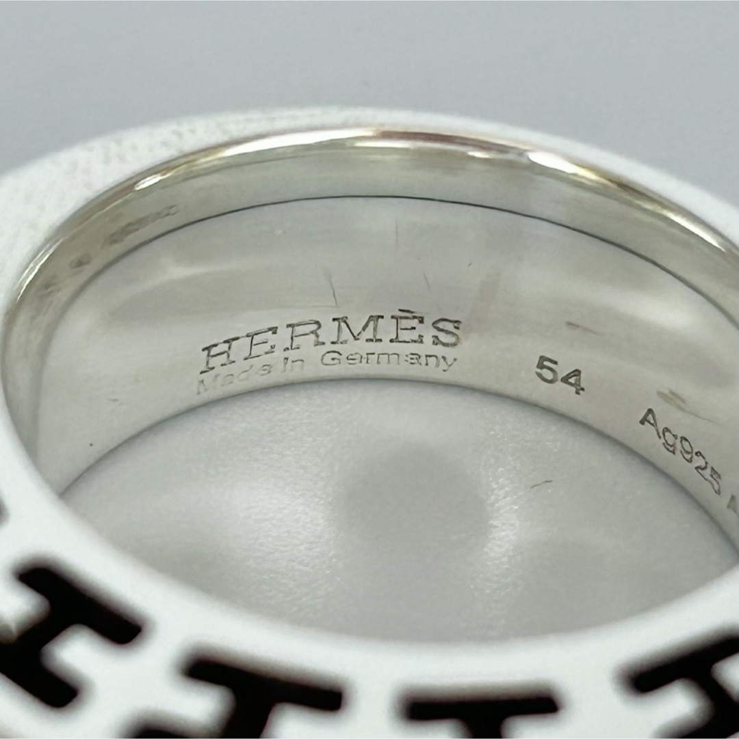 Hermes(エルメス)の【美品】HERMES エルメス クラルテ リング Ag925 54 14号 レディースのアクセサリー(リング(指輪))の商品写真