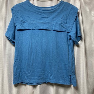 サマンサモスモス(SM2)の前後セーラーカラーTシャツF(Tシャツ/カットソー(半袖/袖なし))