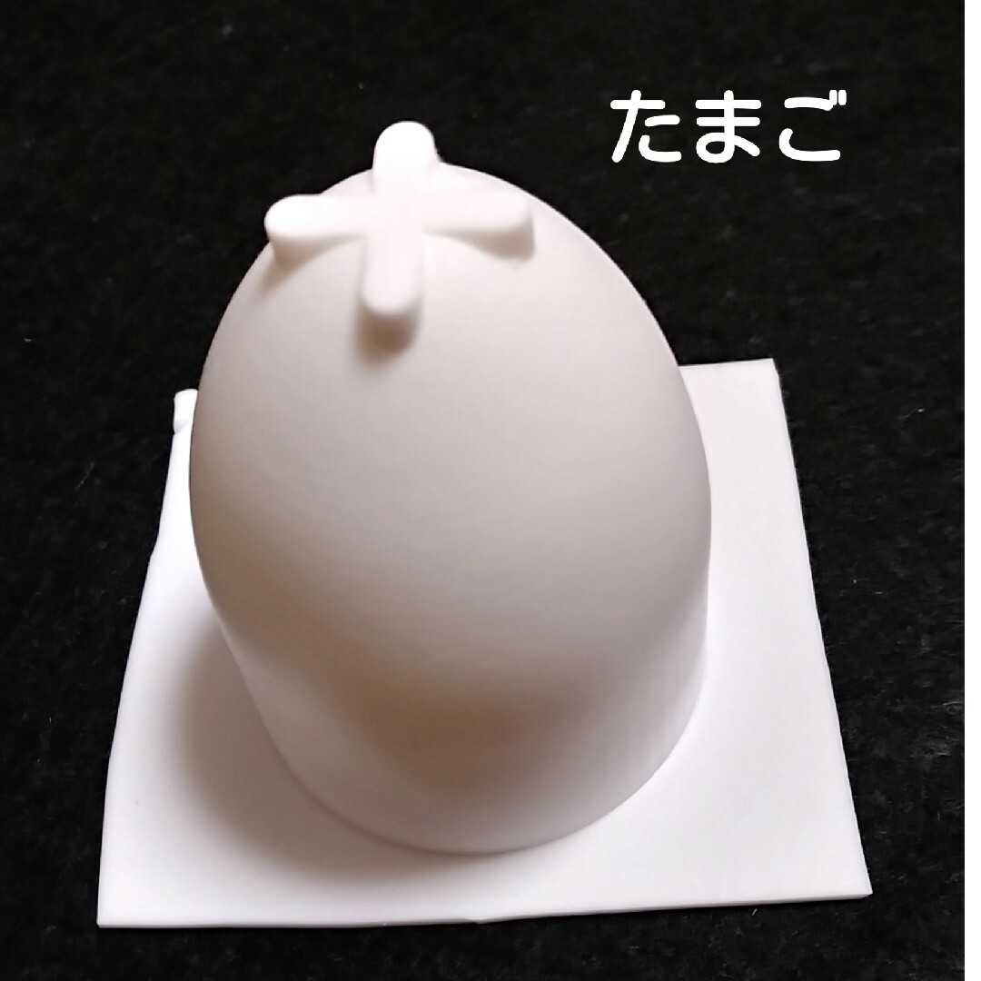 シリコンモールド　卵　タマゴ　たまご　キャンドル　モールド　シリコン　型　韓国 ハンドメイドの素材/材料(各種パーツ)の商品写真