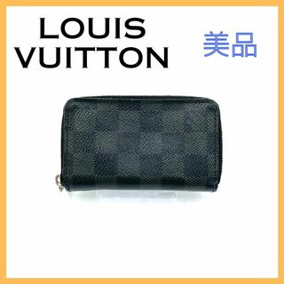 ルイヴィトン(LOUIS VUITTON)のルイヴィトン ダミエグラフィット メンズ コインケース 小銭入れ レディース 黒(コインケース)