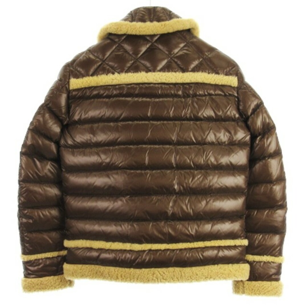 MONCLER(モンクレール)のモンクレール エヴァリスト ダウンジャケット ムートン ブラウン 0 メンズのジャケット/アウター(ダウンジャケット)の商品写真