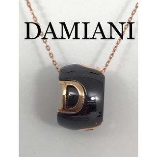 ダミアーニ(Damiani)の750/セラミック DAMIANI Dアイコン 1Pダイヤ ダイヤモンド (ネックレス)