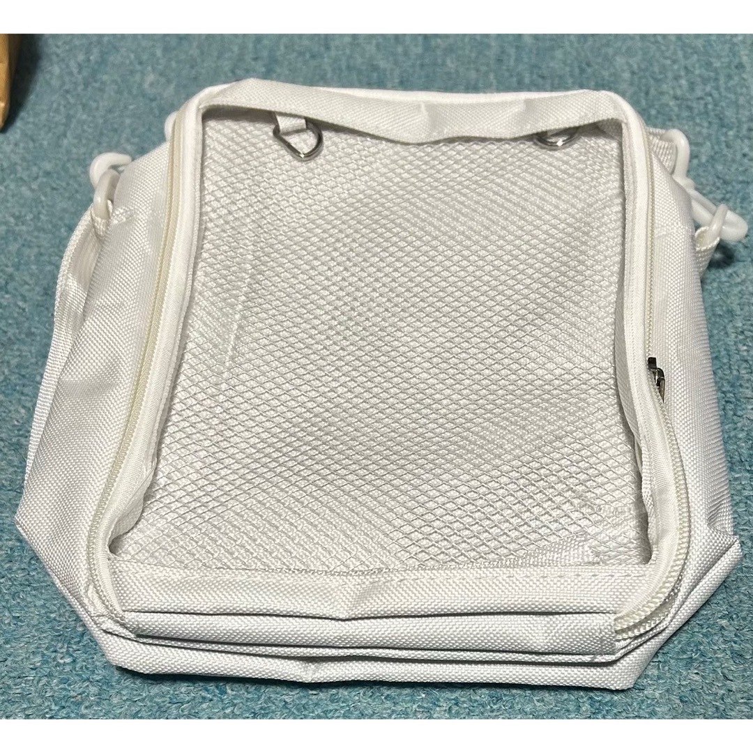 ミニバッグ  推し活 ショルダー   ホワイト ブラック レディースのバッグ(ショルダーバッグ)の商品写真