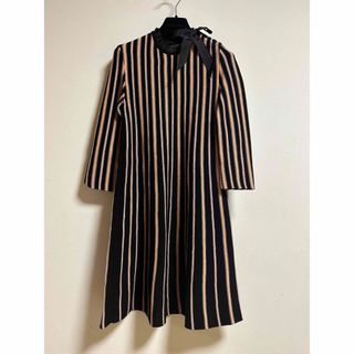 マックスアンドコー(Max & Co.)の【これからの季節に♪】MAX&Co ストライプ ニットワンピース♡(ひざ丈ワンピース)