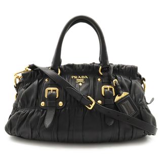 プラダ(PRADA)のプラダ ギャザー ハンドバッグ 2WAY ショルダーバッグ （22371172）(ハンドバッグ)