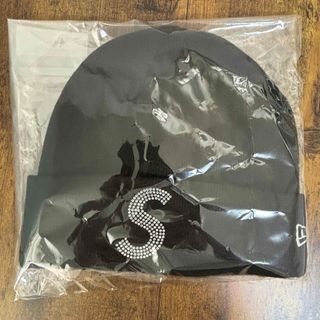 Supreme - 【極美品】即完売 シュプリーム ビーニー Sロゴ スワロフスキー 21ss 黒