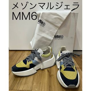 MM6 - エムエムシックスmm6 メゾンマルジェラ 厚底ダッドスニーカー イエロー新品40