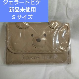 ジェラートピケ(gelato pique)のジェラートピケ【新品未使用】ベア母子手帳ケースSサイズ　ベージュ(母子手帳ケース)