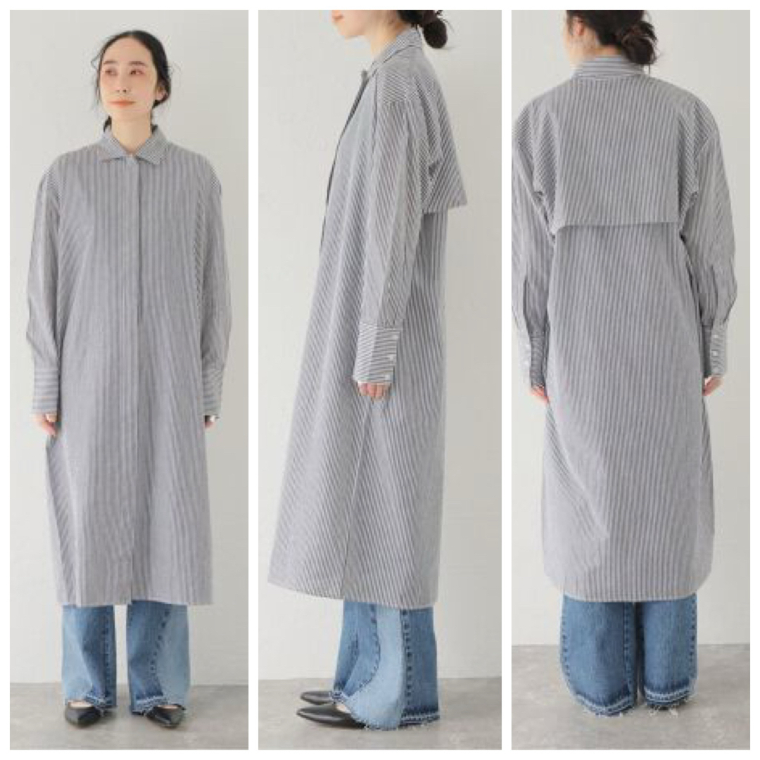 JOURNAL STANDARD(ジャーナルスタンダード)のSEEALL シーオール LONG SHIRTS DRESS シャツワンピース レディースのワンピース(ロングワンピース/マキシワンピース)の商品写真