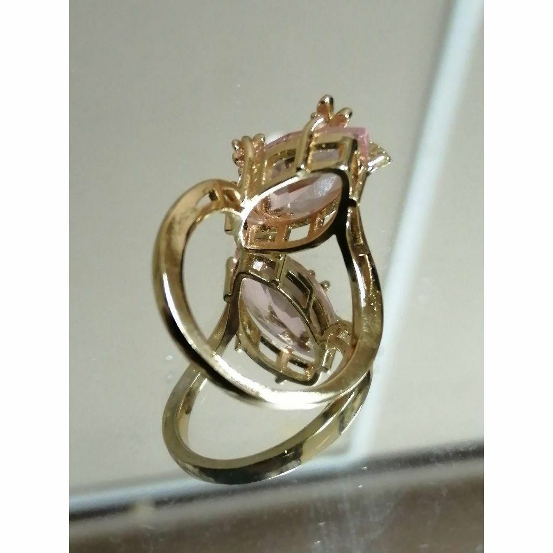 【R165】リング レディース アクセサリー ビンク かわいい 指輪 20号 レディースのアクセサリー(リング(指輪))の商品写真