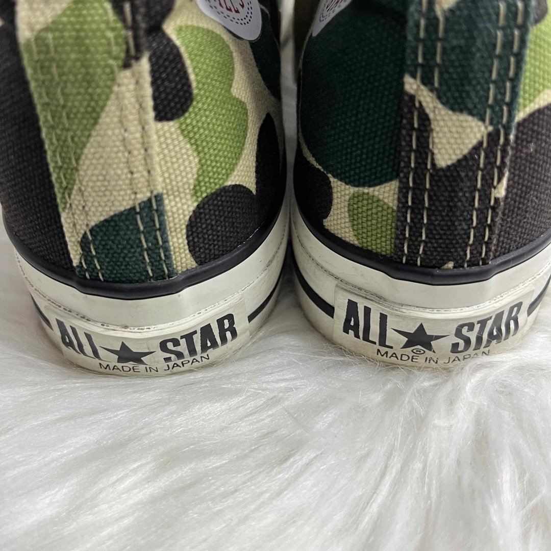 ALL STAR（CONVERSE）(オールスター)のコンバース　オールスター　日本製　迷彩　ハイカット　25センチになります^ ^ メンズの靴/シューズ(スニーカー)の商品写真