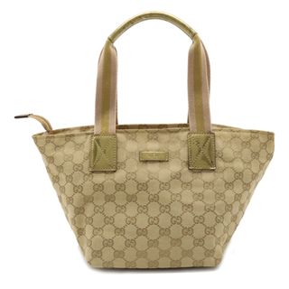 グッチ(Gucci)のグッチ GGキャンバス トートバッグ ハンドバッグ レザー （12380667）(トートバッグ)