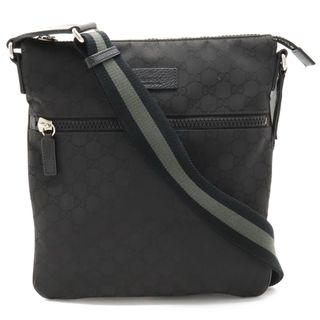 グッチ(Gucci)のグッチ GGナイロン ショルダーバッグ 斜め掛け マチなし （12380700）(ショルダーバッグ)