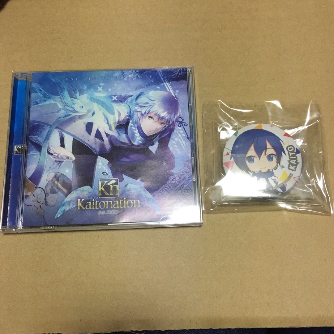 ボカロ KAITO kaitonation CD 缶バッジ 2種 セット エンタメ/ホビーのCD(ボーカロイド)の商品写真