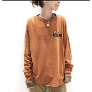 アパルトモンドゥーズィエムクラス(L'Appartement DEUXIEME CLASSE)の【REMI RELIEF/レミレリーフ】Print L/S Tee(カットソー(長袖/七分))