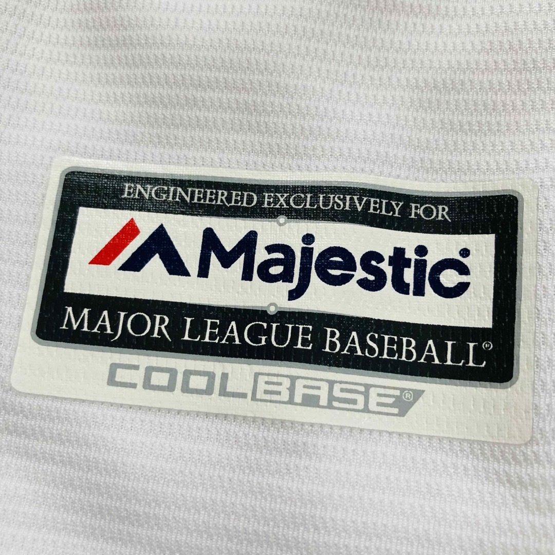 Majestic(マジェスティック)の【極美品】マジェスティック MLB レンジャーズNO11ダルビッシュ有 USA製 スポーツ/アウトドアの野球(応援グッズ)の商品写真