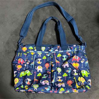 レスポートサック(LeSportsac)のレスポートサック　バッグ　ボストンバッグ　大容量　アニマル柄　動物柄　トラベル(ボストンバッグ)