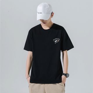 3999円○XL シンプル　Tシャツ　オフショル　ストリート ブラック(Tシャツ/カットソー(半袖/袖なし))