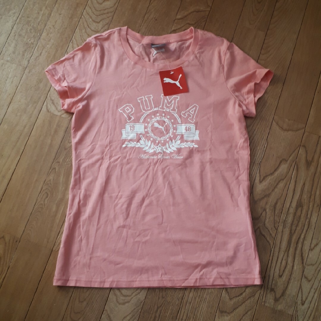 PUMA(プーマ)の【新品　プーマコットンTシャツ】 レディースのトップス(Tシャツ(半袖/袖なし))の商品写真