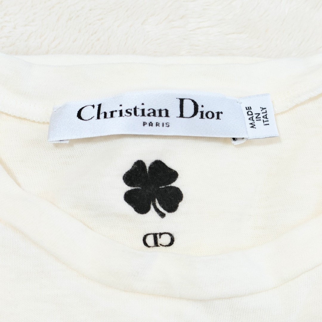 Christian Dior(クリスチャンディオール)のクリスチャンディオール　ChristianDior　Tシャツ　白　ホワイト レディースのトップス(Tシャツ(半袖/袖なし))の商品写真