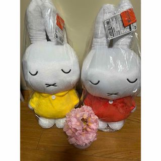 ミッフィー(miffy)のミッフィー 特大サイズぬいぐるみ すやすやver. 全2種セット(キャラクターグッズ)