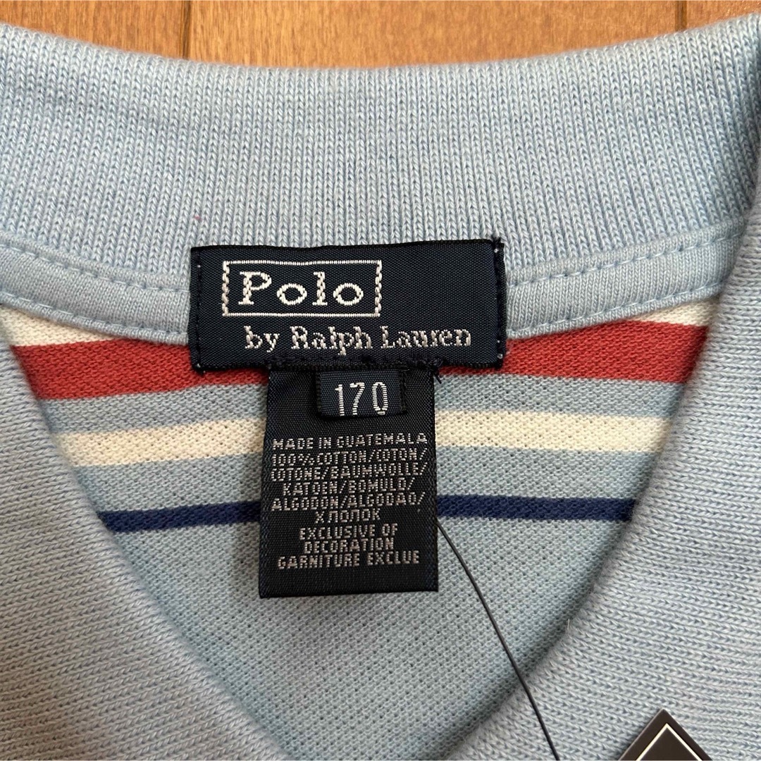 Ralph Lauren(ラルフローレン)の新品 90s POLO Ralph Lauren 半袖ポロシャツ ボーダー メンズのトップス(ポロシャツ)の商品写真