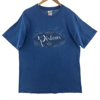 ハーレーダビッドソン(Harley Davidson)の古着 90年代 ハーレーダビッドソン Harley-Davidson モーターサイクル バイクTシャツ USA製 メンズL ヴィンテージ /eaa381865(Tシャツ/カットソー(半袖/袖なし))