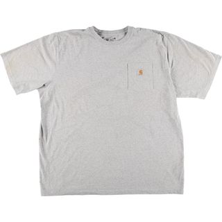 カーハート(carhartt)の古着 カーハート Carhartt ORIGINAL FIT 半袖 ワンポイントロゴポケットTシャツ メンズXXL /eaa430550(Tシャツ/カットソー(半袖/袖なし))