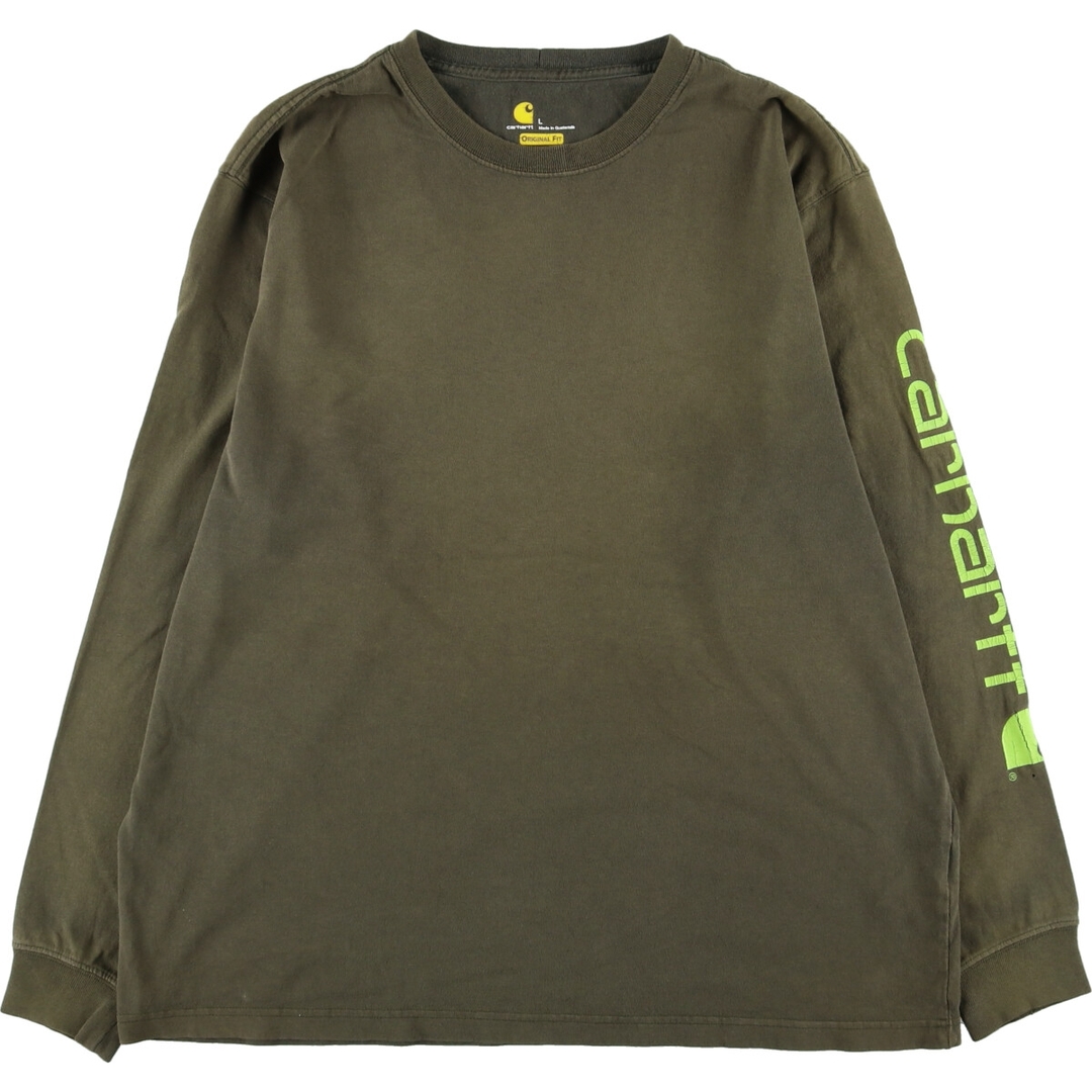 carhartt(カーハート)の古着 カーハート Carhartt ORIGINAL FIT ロングTシャツ ロンT メンズL /eaa430554 メンズのトップス(Tシャツ/カットソー(半袖/袖なし))の商品写真