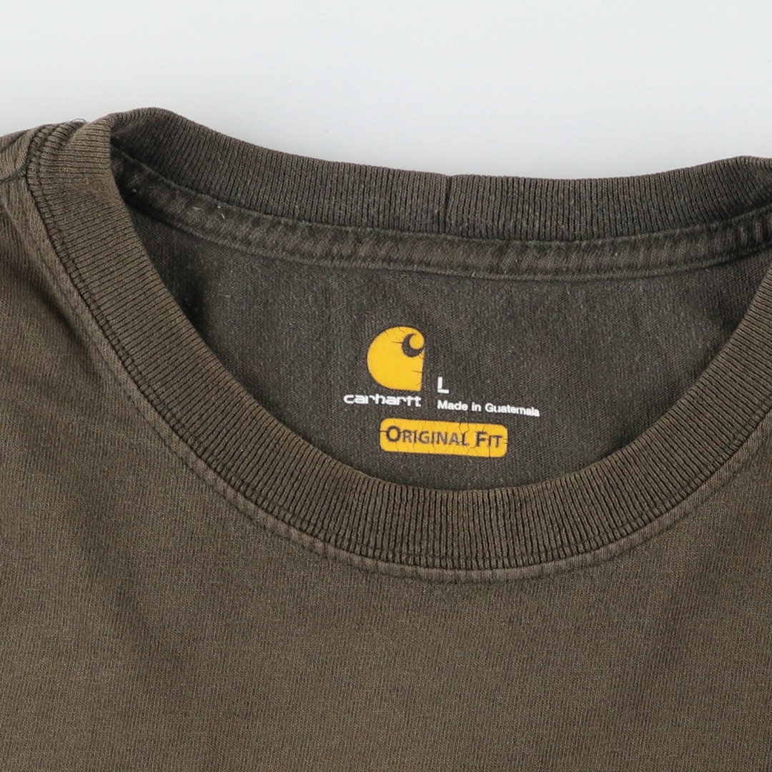 carhartt(カーハート)の古着 カーハート Carhartt ORIGINAL FIT ロングTシャツ ロンT メンズL /eaa430554 メンズのトップス(Tシャツ/カットソー(半袖/袖なし))の商品写真