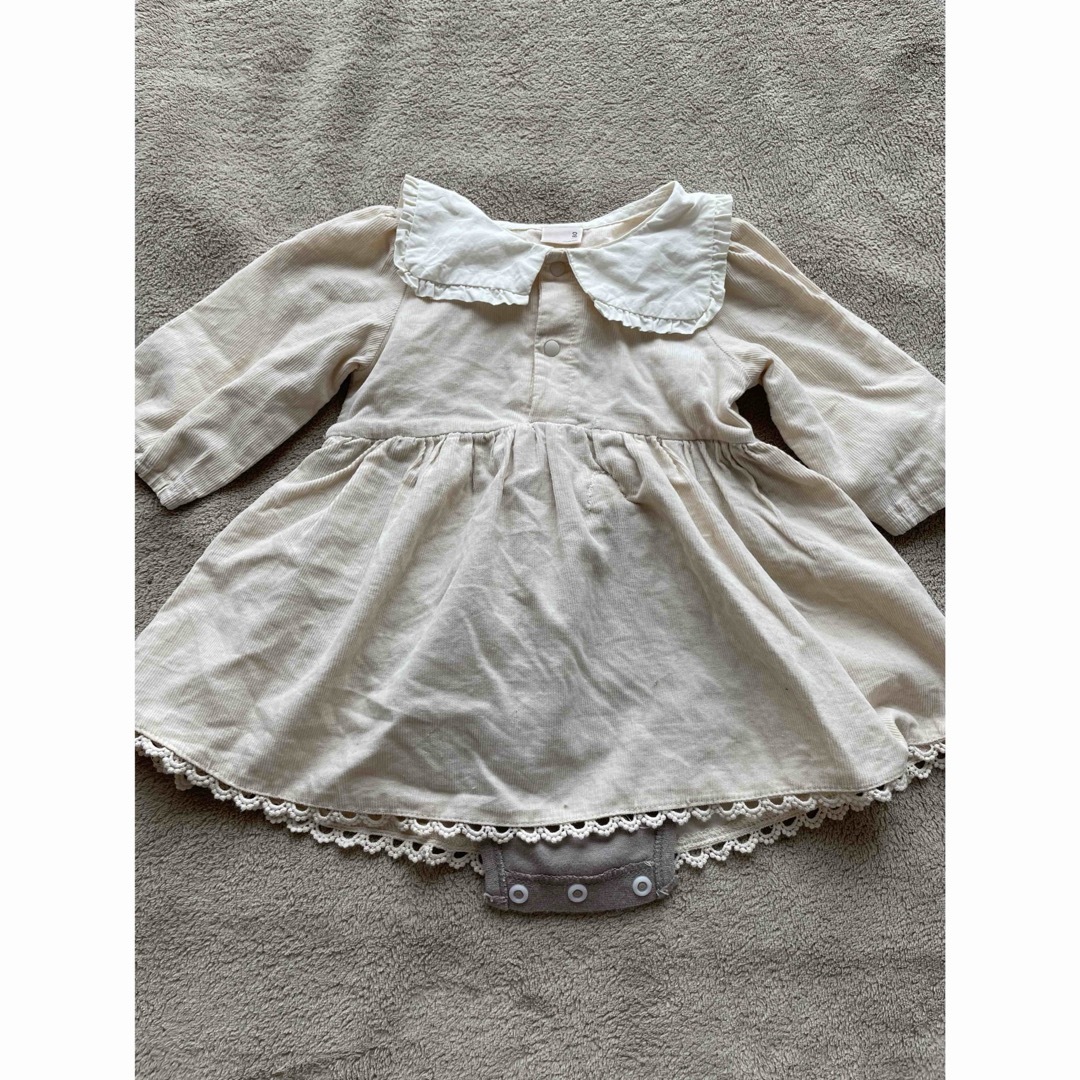 petit main(プティマイン)のプティマイン　ロンパースつきワンピース キッズ/ベビー/マタニティのキッズ服女の子用(90cm~)(ワンピース)の商品写真