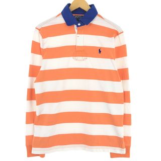 ラルフローレン(Ralph Lauren)の古着 ラルフローレン Ralph Lauren POLO by Ralph Lauren CUSTOM FIT 長袖 ラガーシャツ メンズM /eaa431765(シャツ)