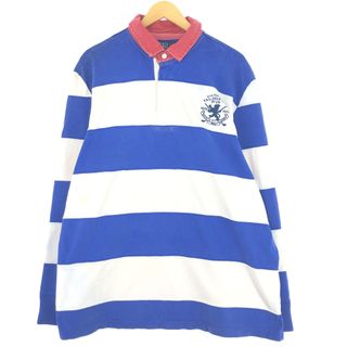 ラルフローレン(Ralph Lauren)の古着 ラルフローレン Ralph Lauren POLO by Ralph Lauren CUSTOM FIT 長袖 ラガーシャツ メンズXXL /eaa431777(シャツ)