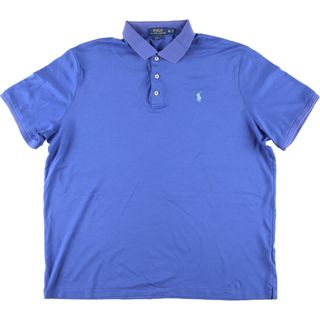 ラルフローレン(Ralph Lauren)の古着 ラルフローレン Ralph Lauren POLO RALPH LAUREN CUSTOM FIT 半袖 ポロシャツ メンズXL /eaa435829(ポロシャツ)