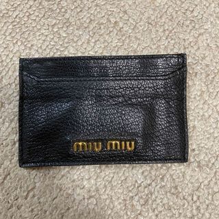 ミュウミュウ(miumiu)のミュウミュウ 定期入れ最終値下げ(名刺入れ/定期入れ)