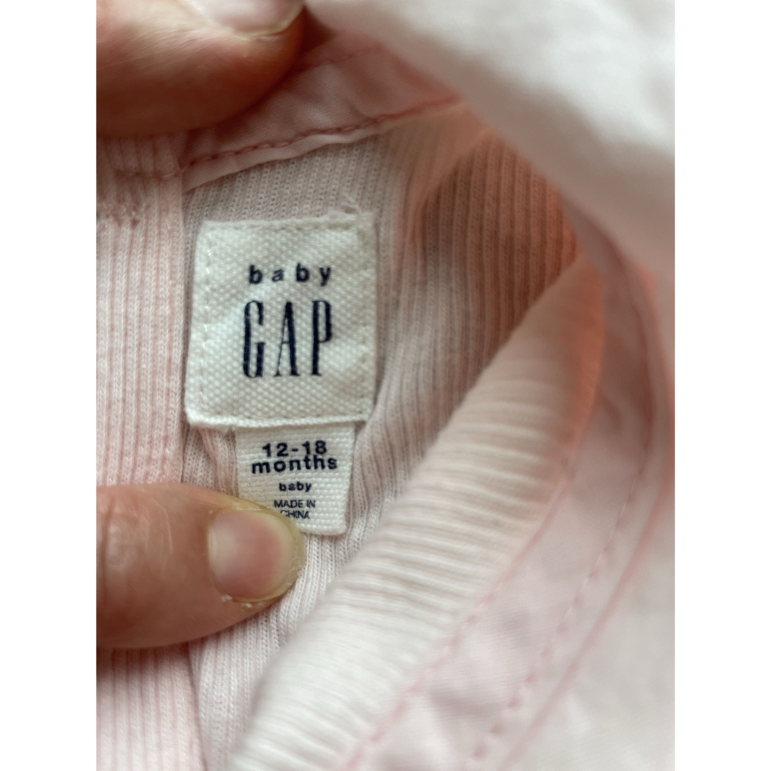 babyGAP(ベビーギャップ)のbaby GAP 襟付き長袖ロンパース　2枚セット キッズ/ベビー/マタニティのベビー服(~85cm)(ロンパース)の商品写真