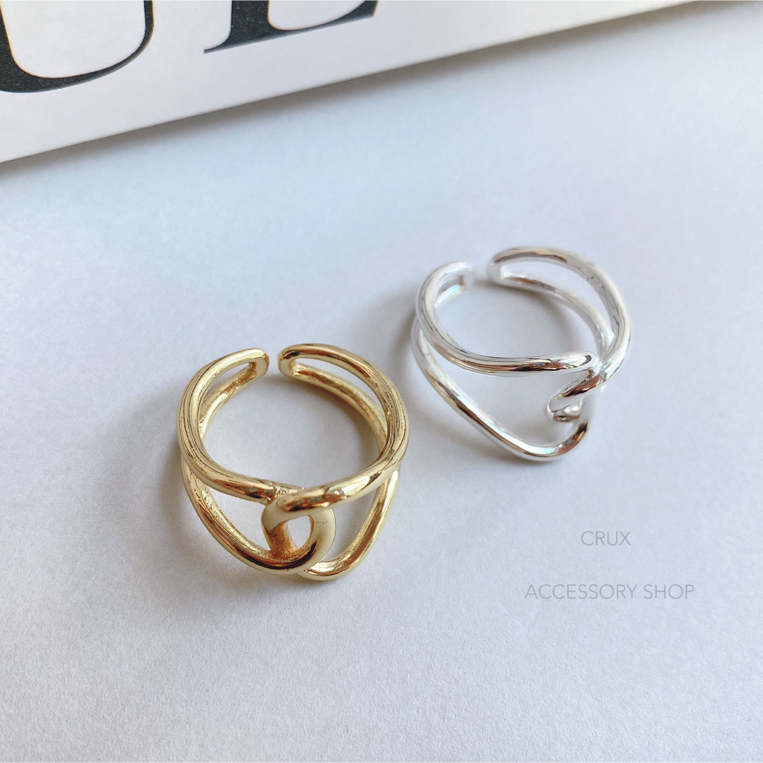 [sv925]R39 knot ring レディースのアクセサリー(リング(指輪))の商品写真